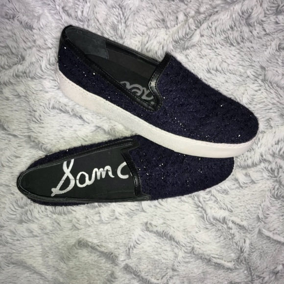 Sam Edelman Shoes - Navy blue sparkles size 8 Sam Edelman